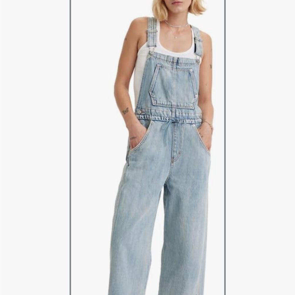 Levi's Light Blue Denim Overalls